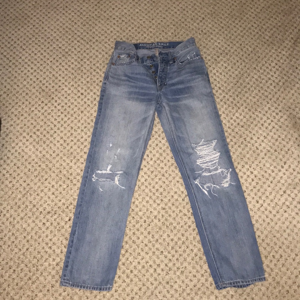 vintage straight american eagle jeans